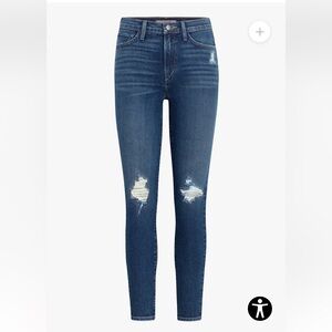 Joes Jeans high rise skinny ankle size 25 distressed NWT